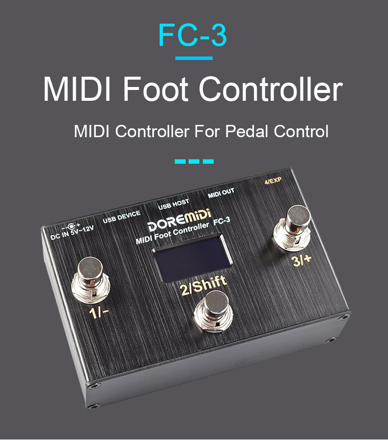 Behalf Deception Shed MIDI Foot Controller - DOREMiDi