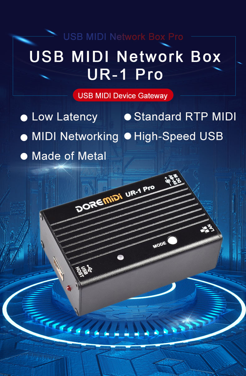 High-Speed USB MIDI Host Box - DOREMiDi