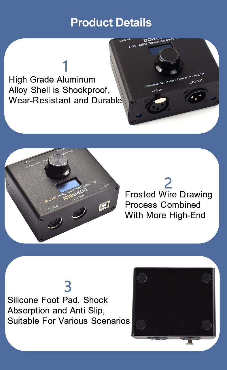 LTC-MIDI Timecode Sync - DOREMiDi